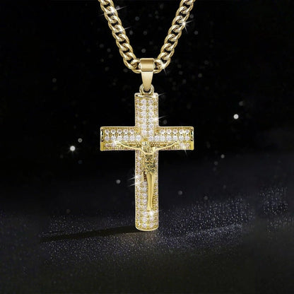 ✝️Jesus-Kruzifix-Anhänger-Halskette