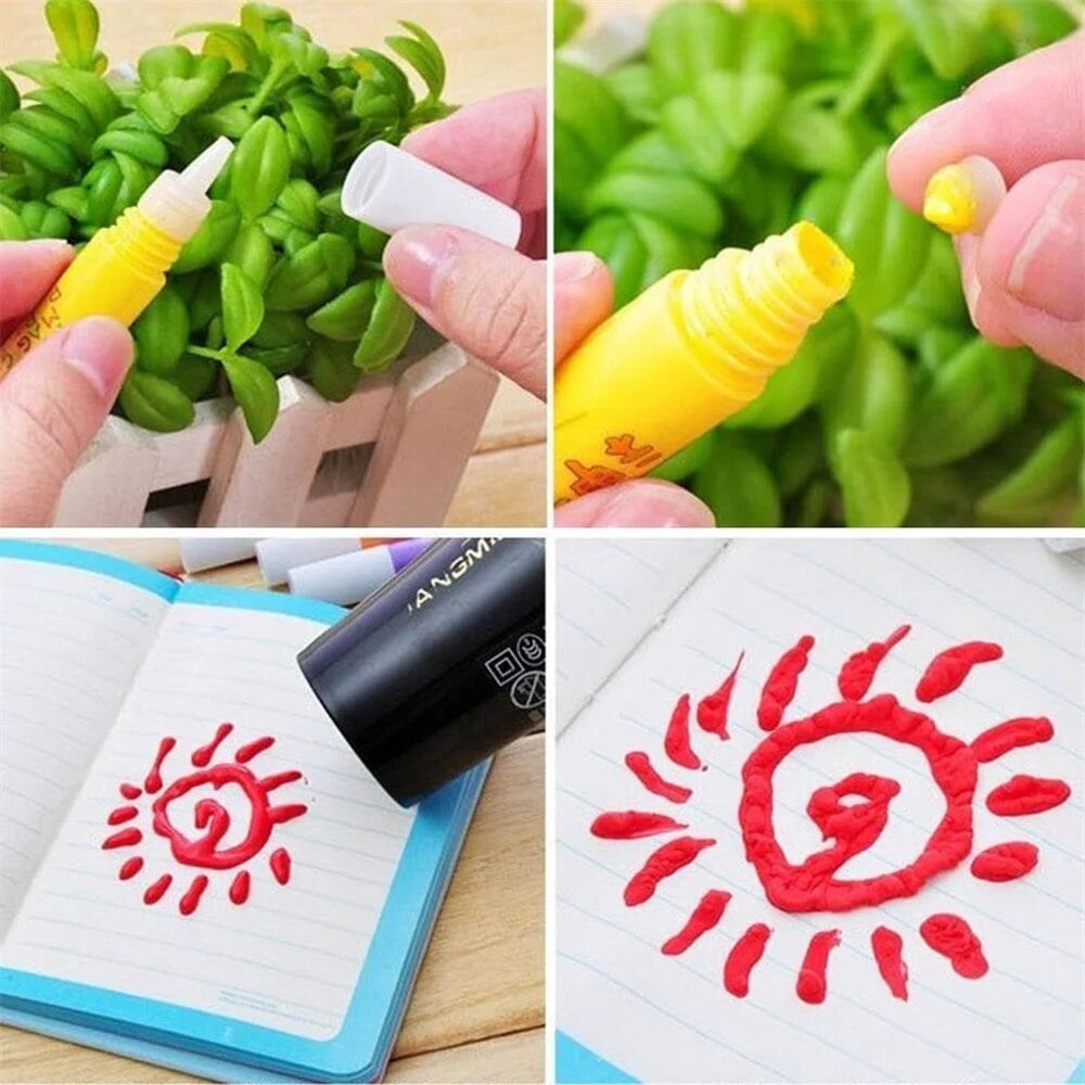 🔥HEISSER SALE 2026🔥💥50.000+ VERKAUFT!🎄🎁Magische Popcorn-Stifte mit Blaseneffekt, wärmeaktivierte Popcorn-Stifte, DIY-3D-Kunstmarker für Kinderbastelprojekte