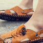 Genuine Leather Style Beach Shoes Men Summer Leisure Sandals