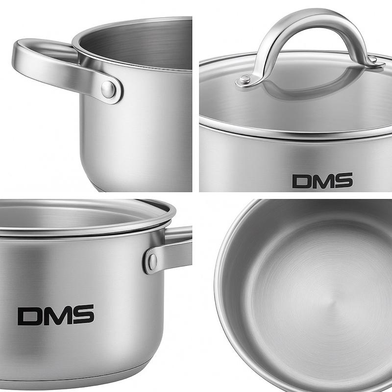 Aluminium-Kochgeschirr-Set, 7-teilig