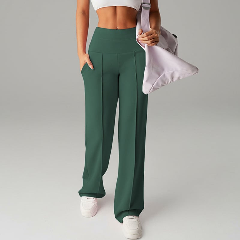 ⌛ Nur noch 3 Tage – 49% auf alles! ⏰ 50.000+ VERKAUFT!💕 Damen-Unifarbene Weite Straight-Leg-Hose