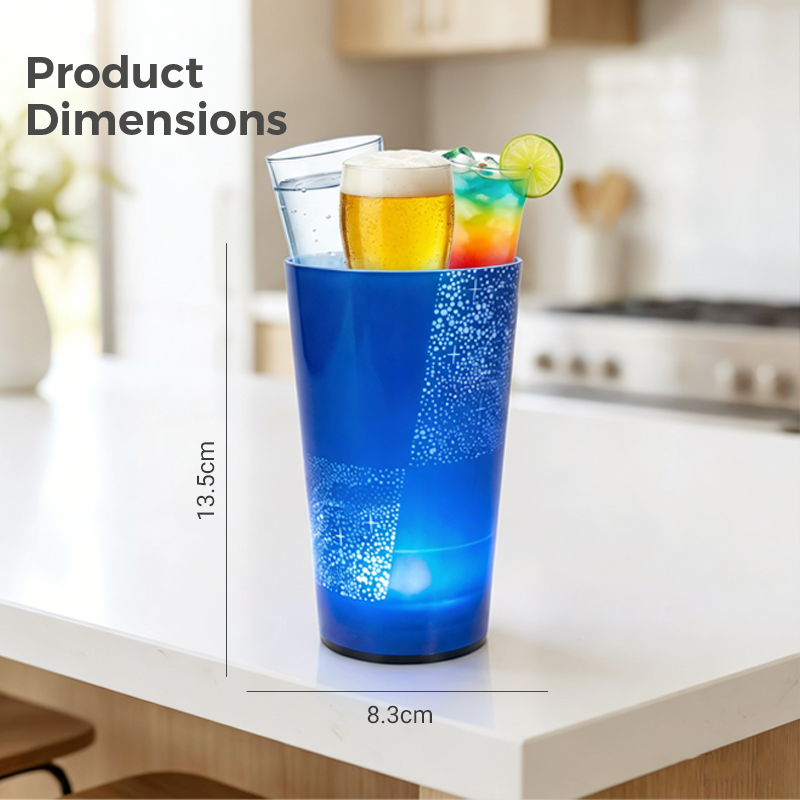 🥤Wasseraktivierter LED-Leuchtbecher mit Strohhalm – Für Partys, Bars & Veranstaltungen✨