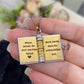 💖📖 50% RABATT! Herz-Buch-Halskette Aufklappbar – Besonderes Geschenk für Familie & Liebste ✨