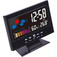 🔥bestes Geschenk-45% Rabatt🔥Digitaler LED-Temperatur- und Luftfeuchtigkeitsmonitor, Wettervorhersage, LED-Tischwecker
