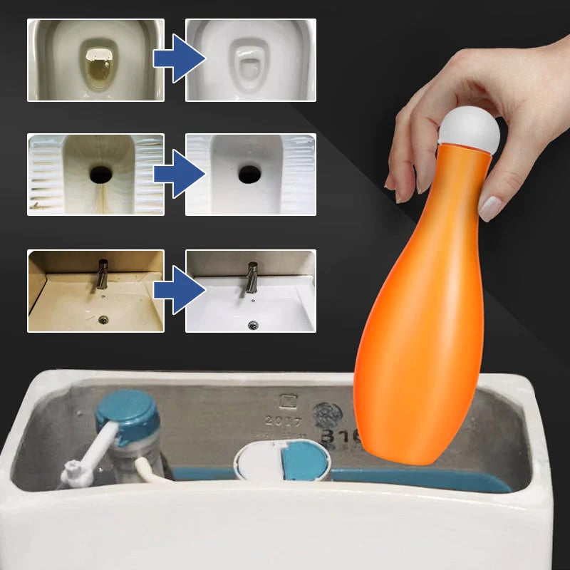 🎁 HEISS 50 % RABATT⏳Bowling Blue Bubble WC-Schüsselreiniger