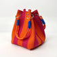 🌴 Boho Gestreifter Strick-Bucket-Bag für Damen – Handgemachte Sommer-Strand-Umhängetasche