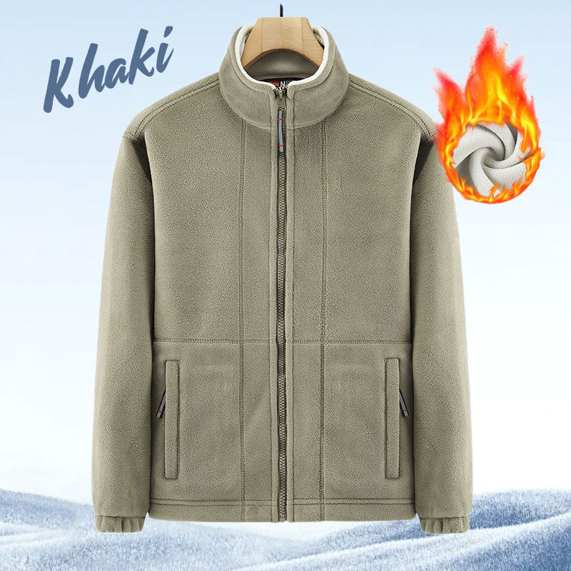 🔥Kostenloser Versand - Herrenjacke mit doppelseitigem Fleece (70% Rabatt)