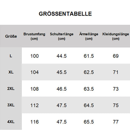 Herren Thermo-Fleece-gefütterter Doppelschicht-Pullover