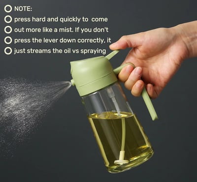 🧴 50 % RABATT! ✨ Tragbare 2-in-1-Sprühflasche für ätherische Öle – feiner Sprühnebel, auslaufsicher und perfekt zum Kochen, Backen und für die Aromatherapie 🧑‍🍳