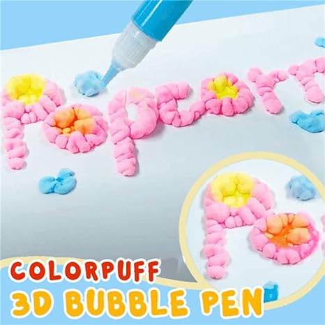 🔥HEISSER SALE 2026🔥💥50.000+ VERKAUFT!🎄🎁Magische Popcorn-Stifte mit Blaseneffekt, wärmeaktivierte Popcorn-Stifte, DIY-3D-Kunstmarker für Kinderbastelprojekte