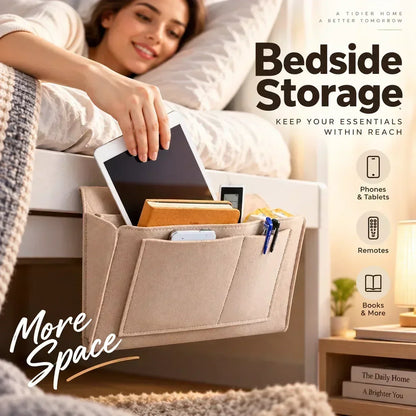 🛒 Filz-Organizer – Extra Fächer, schnelle Montage & Ordnung ✨