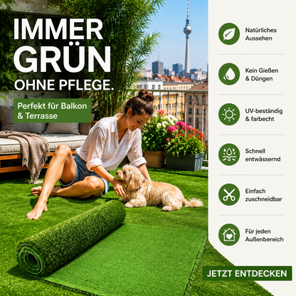 🌿 Kunstrasen für den Garten