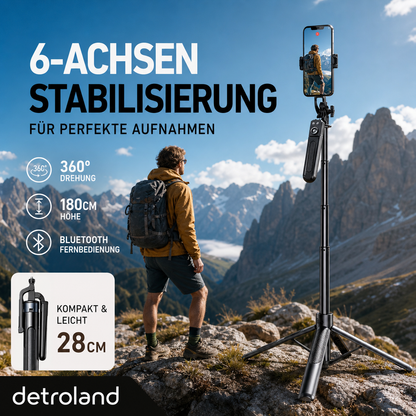 📱 4-beiniger Selfie-Stick für Smartphones – stabiler Stand, flexibel einsetzbar & vielseitig – perfekt für Selfies, Gruppenfotos, Vlogs & Videoanrufe – kompakt & leicht zu transportieren | Versandfrei