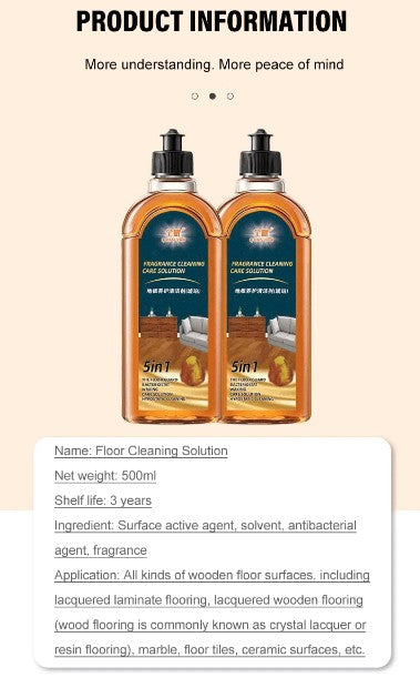 ✨Bodenreiniger, Dual-Action Fleck- und Geruchsentferner, schützt natürliche Bodenoberflächen