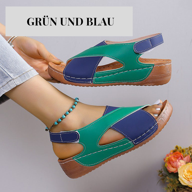 🔥HOT SALE-50% OFF🔥Ultra-bequeme orthopädische Sandalen mit schrägem Absatz für Frauen