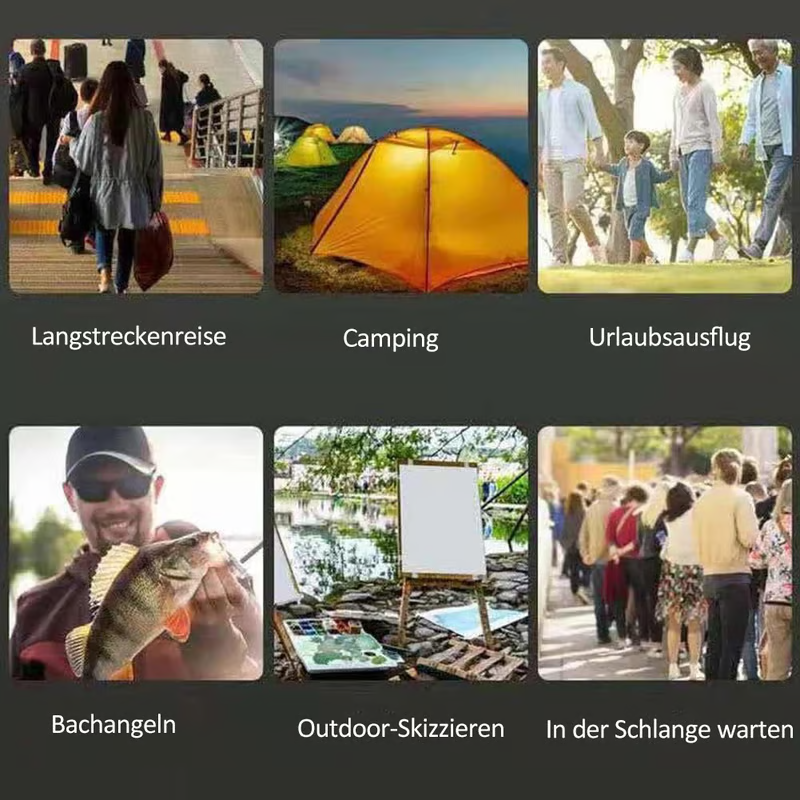 Einklappbarer Klapphocker