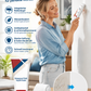 All-in-One-Wandspachtelmasse mit Walzenpinsel-Gcom