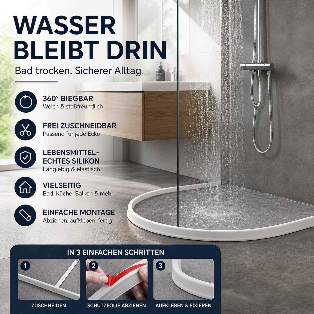 🔥🎁Neu: 50 % Rabatt🔥 Selbstklebender Wasserspeicherstreifen