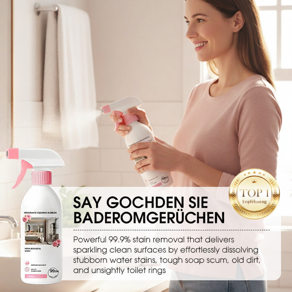 🥳Heißer Sonderangebot 2026🥳💞Über 50.000 verkaufte Exemplare! 🚿✨ 50 % Rabatt! Multifunktionales Badreinigungsspray