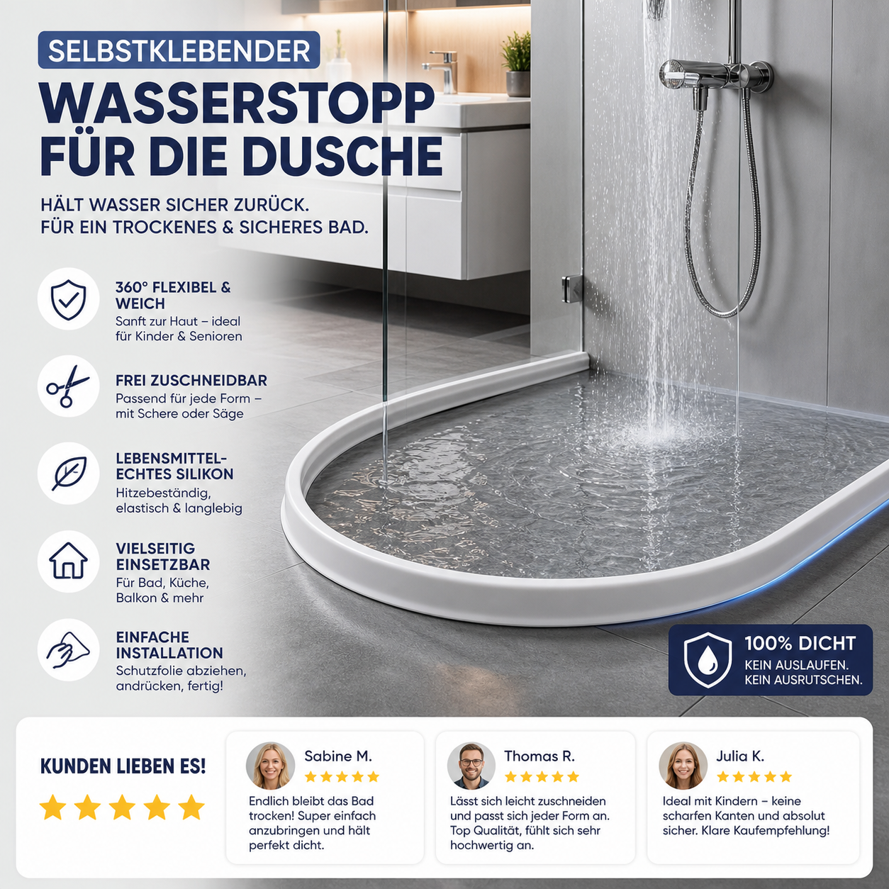 🔥🎁Neu: 50 % Rabatt🔥 Selbstklebender Wasserspeicherstreifen