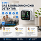 ❄️Sommerfrische 50 % Rabatt!🏠Multigas-Alarm mit LCD-Display – CO-, Gas- und Rauchmelder mit Temperatur-, Luftfeuchtigkeits- und Batterie-Backup