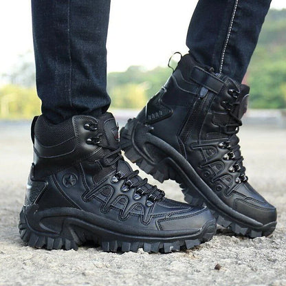 ✨Kostenloser Versand✨Zeitlich begrenzt 50%RABATT💕 Herren Outdoor wasserdichte rutschfeste Wanderstiefel Kampfstiefel