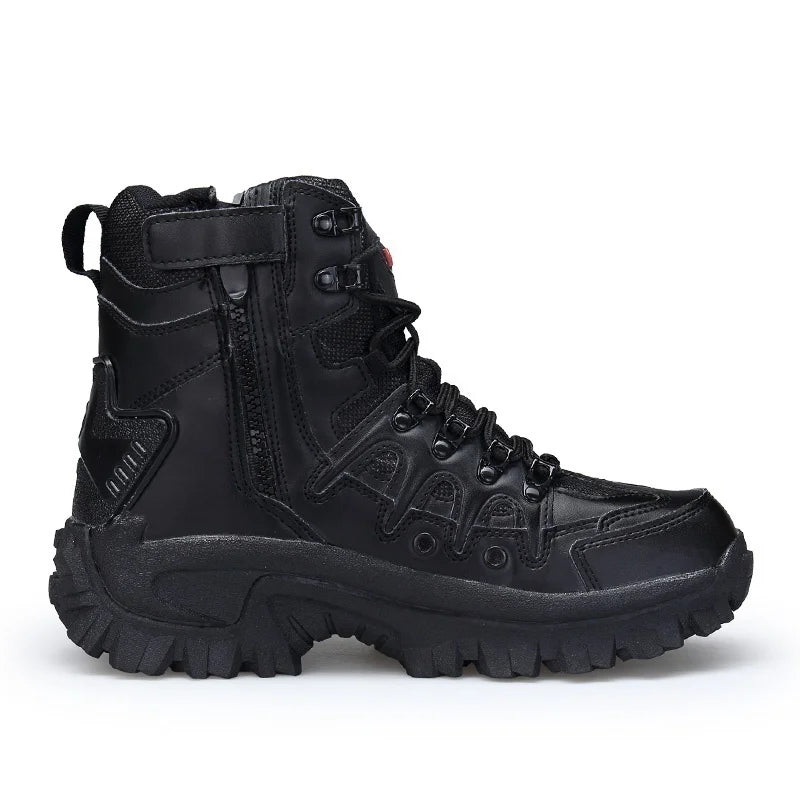 ✨Kostenloser Versand✨Zeitlich begrenzt 50%RABATT💕 Herren Outdoor wasserdichte rutschfeste Wanderstiefel Kampfstiefel