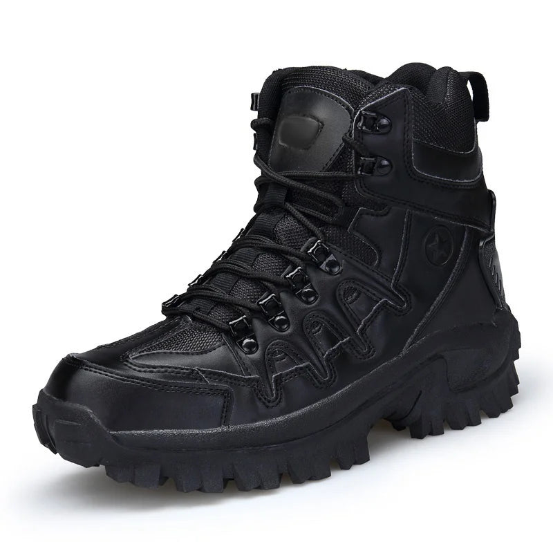 ✨Kostenloser Versand✨Zeitlich begrenzt 50%RABATT💕 Herren Outdoor wasserdichte rutschfeste Wanderstiefel Kampfstiefel