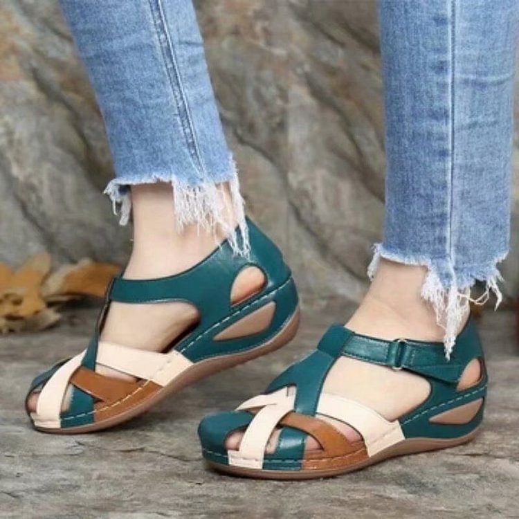 Damen Keile Freizeit Sandalen