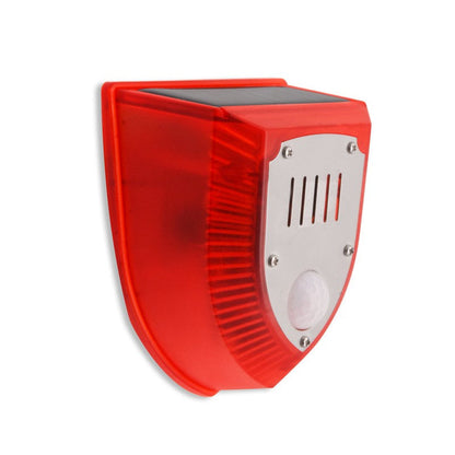 Solar 129dB Alarm Sicherheitsleuchte mit Bewegungsmelder