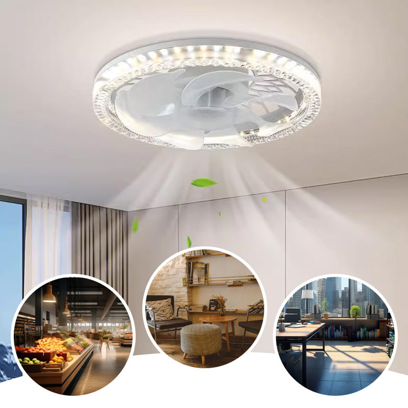 💥2-in-1 stummes, einstellbares Ventilatorlicht mit Fernbedienung