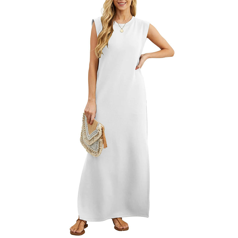 👗49% Rabatt🔥Knitterfreies Freizeitkleid für Damen mit geteiltem Saum