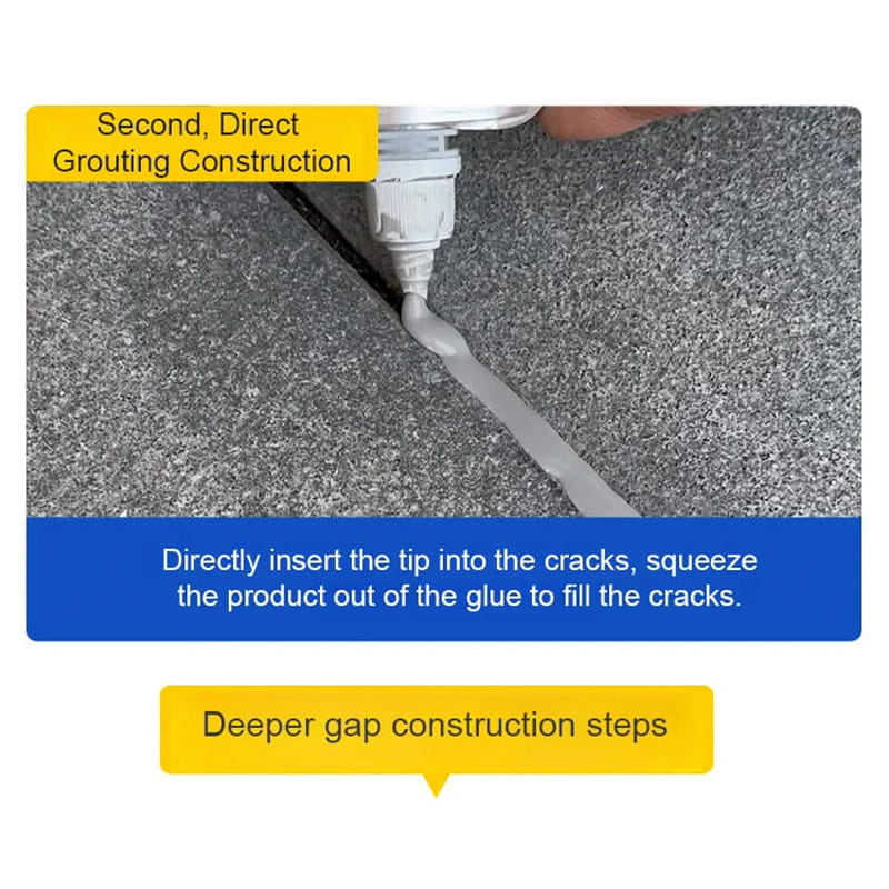Schnelltrocknender, rissbeständiger Kleber zum Füllen von Fugen😍