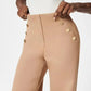 🥰 Damen-Plus-Size-Hochdehnbare Hochtaillen-Hosen mit weitem Bein