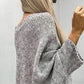 54%Rabatte💥 Eleganter gestrickter Cape-Pullover für Damen