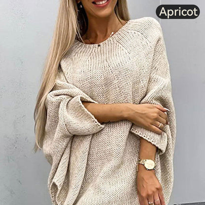 54%Rabatte💥 Eleganter gestrickter Cape-Pullover für Damen