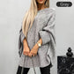 54%Rabatte💥 Eleganter gestrickter Cape-Pullover für Damen