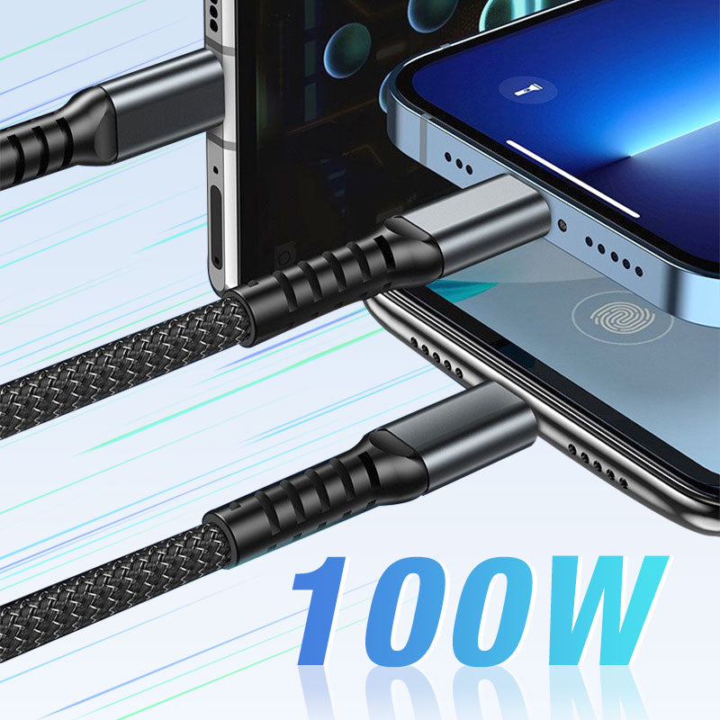 Superschnelle Aufladung 100 W, transparenter Datenanschluss 3-En-1