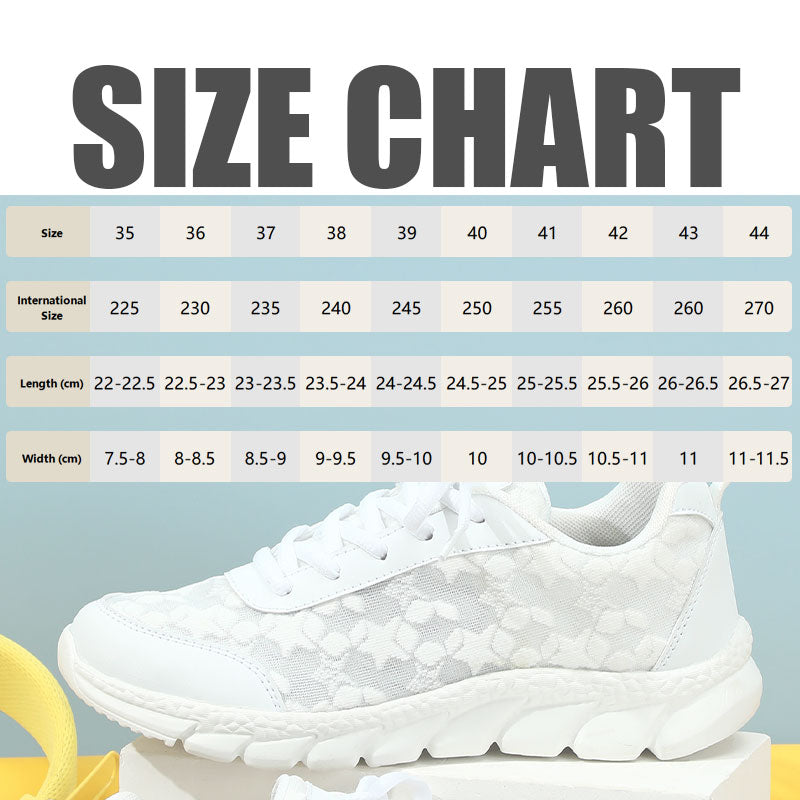 🌸Spätsommerschlussverkauf 🌸Zeitlich begrenzt 38 % RABATT💕Je mehr Sie kaufen, desto höher ist der Rabatt💕【35-44】Atmungsaktive Sneakers mit runder Zehe und Spitze