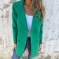 💕Modischer einfarbiger Langarm-Blazer