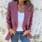 💕Modischer einfarbiger Langarm-Blazer