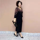 💥Zeitlich begrenzt 50 % RABATT 💕Edles elegantes Damenkleid mit Glitzerausschnitt