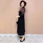 💥Zeitlich begrenzt 50 % RABATT 💕Edles elegantes Damenkleid mit Glitzerausschnitt