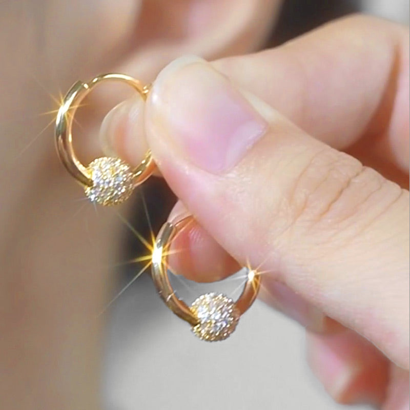 💫 LIMITED-TIME 50% RABATT! 👑 Goldene Kugelohrringe – Zart, Leicht & Zeitlos Elegant ✨