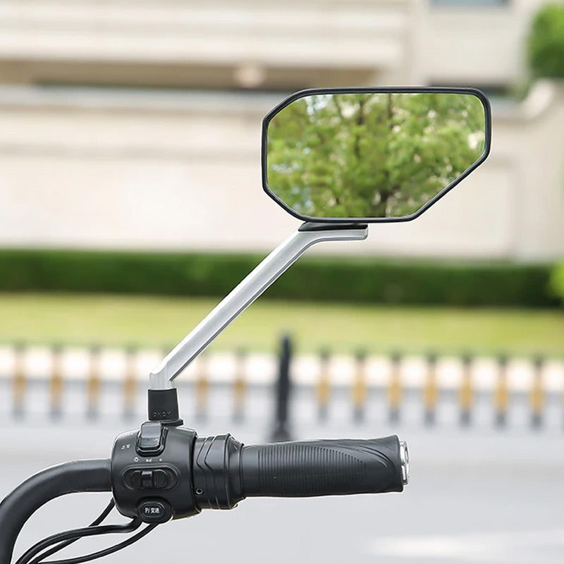 2PCS Adjustable HD Wide-Angle Handlebar Rearview Mirrors