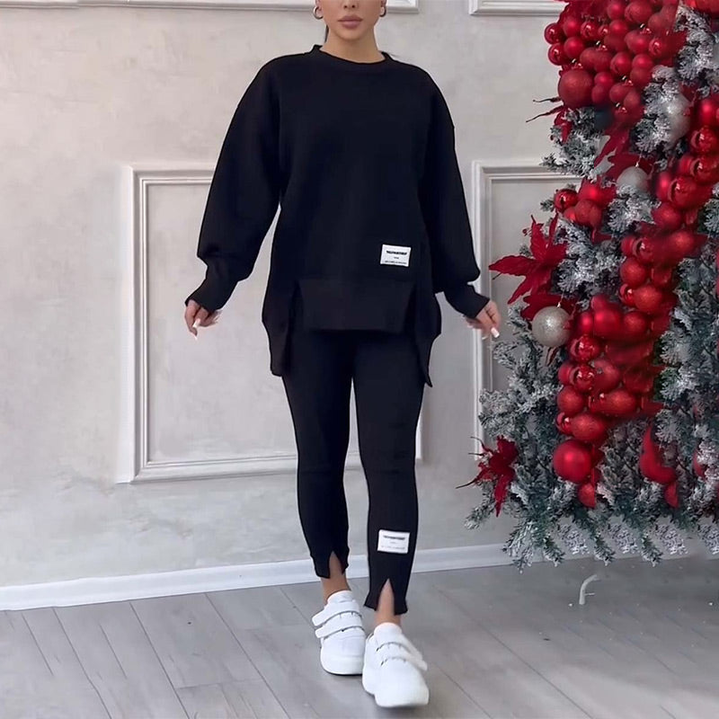 🔥2025 NEUE VERKÄUFE🏆Lässiges Sweatshirt-Leggings-Set für Frauen