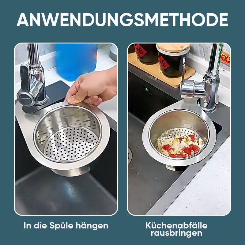 📢📢 50 % Rabatt!! ⏰🔥 Spülbecken-Siebkorb aus Edelstahl in Schwanenform