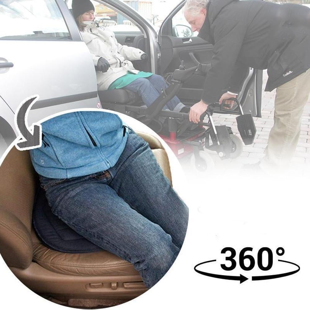 🪑✨ 360° drehbares Sitzkissen – Ergonomische Unterstützung für Bürostuhl und Auto mit Memory-Schaumkern 🔄💺