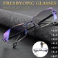 Saphir hohe Härte Anti-Blau progressive Fern-und Nah-Doppelt-Nutzung-Lesebrille
