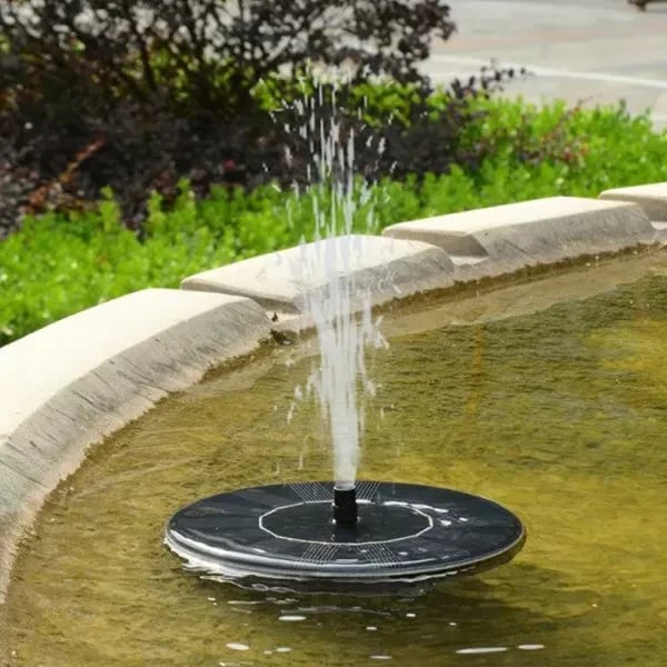 💎 -50% SOLAR-SPRINGBRUNNEN! 💎 4 Düsen, Kabellos & Schwebend für Garten, Teich & Vogelbad